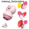 Massage Cute Mini Pig Tongue Licking Vibrator Vagina Clitoris Stimulator 6 Modes Nipple Massager Sex Toys For Woman Female Masturb7968875