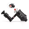 Rotary Tattoo Machine Gun Aluminum Frame Eccentric Steel DC Connected 4.5W Motor Shader and Liner Fine Control for Beginner 210324