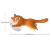 Mobiltelefonmonteringshållare Creative Cartoon Cat Mobil Sucker Novelty Fashion Universal Bracket Desktop Stand (White Cat)