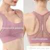 Reggiseno sportivo da donna traspirante di alta qualità con giuntura di garza di marca propria Top corto Fitness Running Yoga Training Gym Reggiseno per esercizi