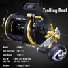 Baitcasting Reels Sougayilang Saltwater Fishing TRA-30 Trolling Drum Reel Right Hand Max Drag 28kg Pesca