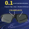 Occhiali da sole Uomo Donna Occhiali ultraleggeri TR90 Chameleon 0,1 secondi LCD Smart Chip Pochromic Polarizzati per la guida