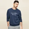 100 % Baumwolle, Buchstaben-Stickerei, Sweatshirts für Herren, Herbstmode, Freizeit-Kapuzenpullover, Übergröße