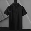 2021ss 100% coton polos pour hommes chemise 6 couleur pure polo broderie de précision artisanat Tb lettres chemises styles de rayures taille M-XXXLL48S