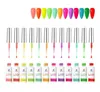 2021 fabbrica fluorescente 12 colori vernice set gel per unghie kit di lunga durata facile pittura gel UV art gel smalto kit luce gelpolish colore