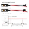 Şeritler USB RGB WS2812B LED Şerit Ilgili Piksel Bant Control Control Control Control Control Control Control Cabiner Işık altında DC5V 1m / 2m 3m 4m 5m