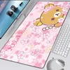 Toppkvalitet Söt Rilakkuma Slitstarkt gummi Matta Kudde Lås Kant Stor Mus Matta Tangentbord Mat Skrivbord Non-Skid Mus Matta Mattor