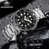 Meloty nurkować męskie zegarek automatyczny NH35A Sapphire Crystal Ceramic Bezel BGW9 Luminous 30bar stalowe tuńczyka nurek męskie zegarki 210804
