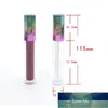 Förpackning Flaskor 3ml Lip Gloss Tube Förpackning Octangel Färgglada lock Klar flytande läppstift behållare Tom Lipgloss Wand-rör 50 / 100pcs