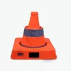 41cm High Reflective Traffic Light Flashing Foldable Double Warning LED Safety Road Cone Barrier Expansion Ice-cream Cone Charging Roadway Cones