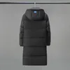 Męskie Down Parkas Designer Mens Long Kurtka marka Windproof Overloat Owezyjna odzież Luksusowa moda mody Casual Street Coats 3 kolory