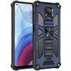 Cajas del teléfono para Motorola Moto G Play 2021 Hybrid Armor Invisible Kickstand Cubierta magnética a prueba de golpes B