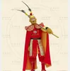 Xi You Ji Storia tradizionale cinese Gioco di ruolo Viaggio in Occidente Sun Wukong Outfit Monkey King Costume Abiti WU Kong Tang Seng