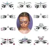 Gezicht Tattoo Stickers Juwelen Diamond Party Facial Make Oog Eyeliner Oogschaduw Oog Make-up Crystal Rhinestones Tijdelijke Tattoos Eyes Sticker