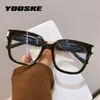 Black Computer Glasses Frame Women Men Anti Blue Light Blocking Eyeglasses Fake Square Eyeglass Classic Optical Eyewear Sunglasses