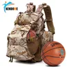 Ao Ar Livre Militar Tactical Saco Caça Camping Portátil Molle Molle Basquete Nylon Impermeável Mochila Militar Mochila Esportes Saco Q0721