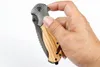 Верхняя оптовая продажа x50 складные ножи сгибая помощь 7cr13 лезвие палисаз с белым 5box Pocket нож A07 A16 616 кемпинг