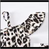 Abiti Abbigliamento Bambino, MaternityTodDler Baby Kids Leopard Stampa Stampa Strap Off Spalla Principessa Abito Vestito Vestito Vesione Flillo Ropa Niña Meisjes