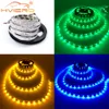 Bande LED 5M 2835 Non étanche RVB Light DC 12V 300leds Flexible Holiday Lighting String Home Décoration Ruban Ruban Lampe de bureau