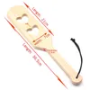 NXY Adult Toys Wooden Paddle Bamboo Spanking (Double Hearts Cut Out) Bdsm Erotic Sex Toy Game For Couples 1201