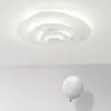 거실 식당 침실 사무실 흰색 창조적 디자인 홈 장식 실내 어둡게 조명 조명 조명 조명을위한 현대식 LED 천장 램프