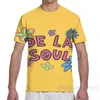 T-shirts DE LA SOUL PATTERN Män T-shirt Kvinnor Allt över Tryck Fashion Girl T Shirt Boy Tops Tees Short Sleeve Tshirts