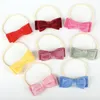 Winter Autumn Baby Kids Girl Solid Color Velvet Bowknots Headbands Children Headwear Party Club Decor Hair Accessories