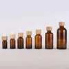 15 ml, 20 ml, 30 ml, 50 ml, 100 ml, leere, nachfüllbare Flasche, Braunglas-Tropffläschchen, Probeflaschen, Gläser mit Bambuskappe, ätherisches Öl, Parfüm