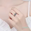 Cluster Ringen Cross Intertwine koper open verstelbare ring Micro verharde vonken CZ Rhinestone Crystal for Women Party Jewelry