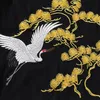 IDEEFB Męskie chińskie styl tee topy haft songhechao czysta bawełna dorywczo luźny duży rozmiar para koszulka z krótkim rękawem 9Y5874 210524