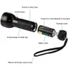 LED UV El Feneri 51LEDS 395nm Ultra Menekşe Mini Torch Akrep Pet İdrar Lekeleri Dedektörü Kullanın 3 * AA pil algılama el feneri