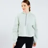 Women's Sweater Hoodie Zipper Semi Fleece Scuba Loose Fashion Leisure Coat Running Fiess Yoga Casual Thickened Jacket Sweatshirt Gym Clothes 86127