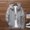 Mężczyźni Wodoodporny Klejnoty Wiatr Kłębek Zipper Hoodie Jacket Szybki Suszenie Sport Outwear Kurtka Zrągarka wiatrowa Kurtka Raincoat Sportowy Sprzedaż 210927