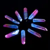 5 adet Nadir Doğal Şifa Kuvars Değnekleri Kristal Renkli Puan Tedavi Taşlar