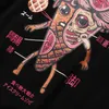 Höst Hip Hop Hoodie Streetwear Funny Skull Ice Cream Anatomy Mens Harajuku Sweatshirt Black Loose Pullover Bomull 210813