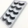 5 Pairs 5D Faux Mink Hair False Eyelashes Handmade Natural Long Full Volume Fluffy Eye Lashes Extension