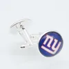 5 Pair/lot Football Sport 32 Teams Charms Silver Men links Groomsmen Gift Man Cuff Links Jewelry