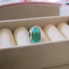 5 uds. De cuentas de cristal de Murano fluorescentes de Plata de Ley 925, color verde azulado, compatibles con pulseras de joyería de estilo Pandora