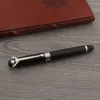 Ballpoint Pens High Quality 710 Ball Point Metal Tauren Black Silver Stationery School Student Office Rollerball Ink