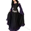 Cosplay Medieval Renaissance Gown Robe Palace Princess Dress Adults Plus Size Lace-Up Vintage evening gown Halloween Costume Y0903