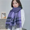 Winter Wool Scarf High-end Soft Tjock Cashmere Scarf Fashion Men's and Women's Scarfs 180 * 70cm