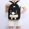 SenkeyStyle Kawaii Girl's Ryggsäck Casual Japansk stil Skola Ryggsäckar Väskor För Kvinnor Tonåringar Kvinna Lovely Duck Ryggsäck