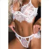 Women Separated Sleepwears Sexy Lingerie Hollow Out Lace Bra Lace Lingerie Outfit Pantie Sets Large Size Lace Sexy Underwear F0011 115 Z2