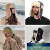 New Winter Earflap Bomber Kapelusze Futro Ushanka Cap Zagęszczone Ciepłe Rosyjskie Kapelusz Narciarstwo Rowerze Outdoor Wilkle Wełniany Flap Factory Cena Ekspert Design Quality Najnowsze