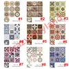 Peel and Stick Tile Stickers Mur Auto-Adhésif Étanche Dosseret Autocollant pour Cuisine Salle De Bains Décor 30 Styles 10 pcs/lot