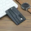 Men's Business Pocket Upport Cover Portable Back Clip Adhesive Slim Thin ID Money Holder Wallet Cell Phone Mounts & Holders