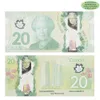 50 ٪ Prop Prop Money 20S Canadian Cad Cad Notnotes Paper Play Money Movie Props for Film Tiktok YouTube