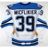 Maillot de hockey 24S 40tage Men Springfield Falcons 40 Devan Dubnyk Jacob Micflikier 18 Colin McDonald Glenn Fisher Personnalisez n'importe quel nom et numéro