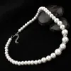 Kolczyki Naszyjnik Proste Symulowane Pearl Birdal Biżuteria Zestawy Crystal Fashion Wedding Bransoletka dla kobiet