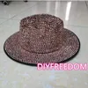 Широкие шляпы Breim Hin Crinshone Fedora Unisex Hat Fedoras Jazz Party Club для женщин и оптом Tophat